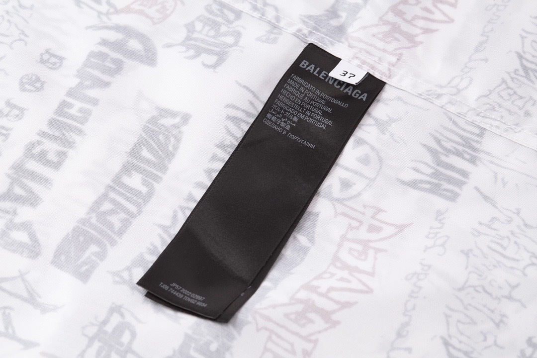 BA Full printed graffiti long sleeved shirt