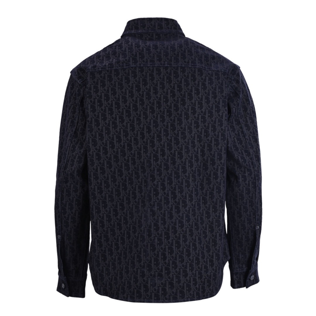 DIA  Printed denim long sleeved shirt