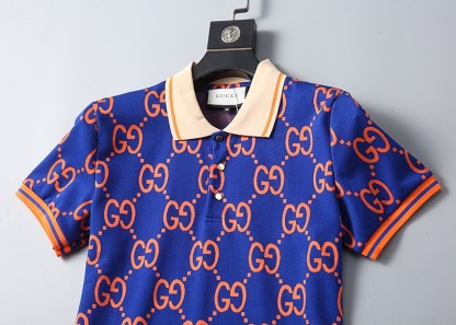 GG Full printed logo short sleeved POLO set