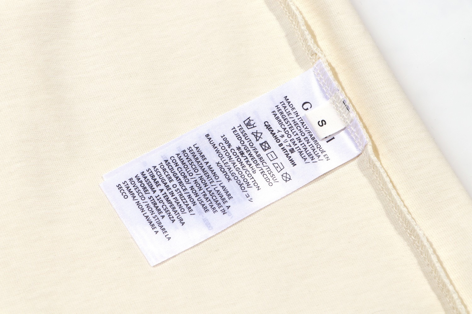 GG Classic color printed logo short sleeved shirt