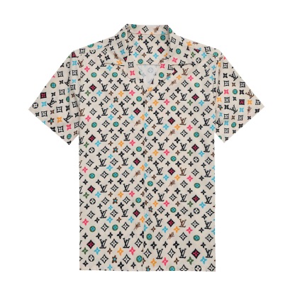 1V Colorful Full Print Short Sleeve Set