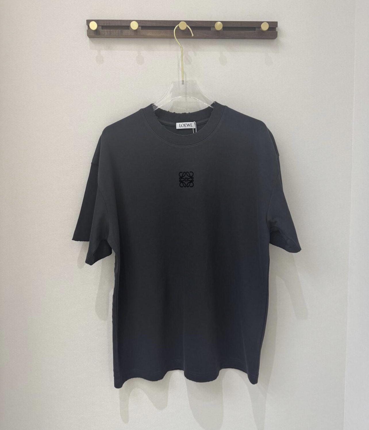 LEW Embroidered large logo T-shirt on the back