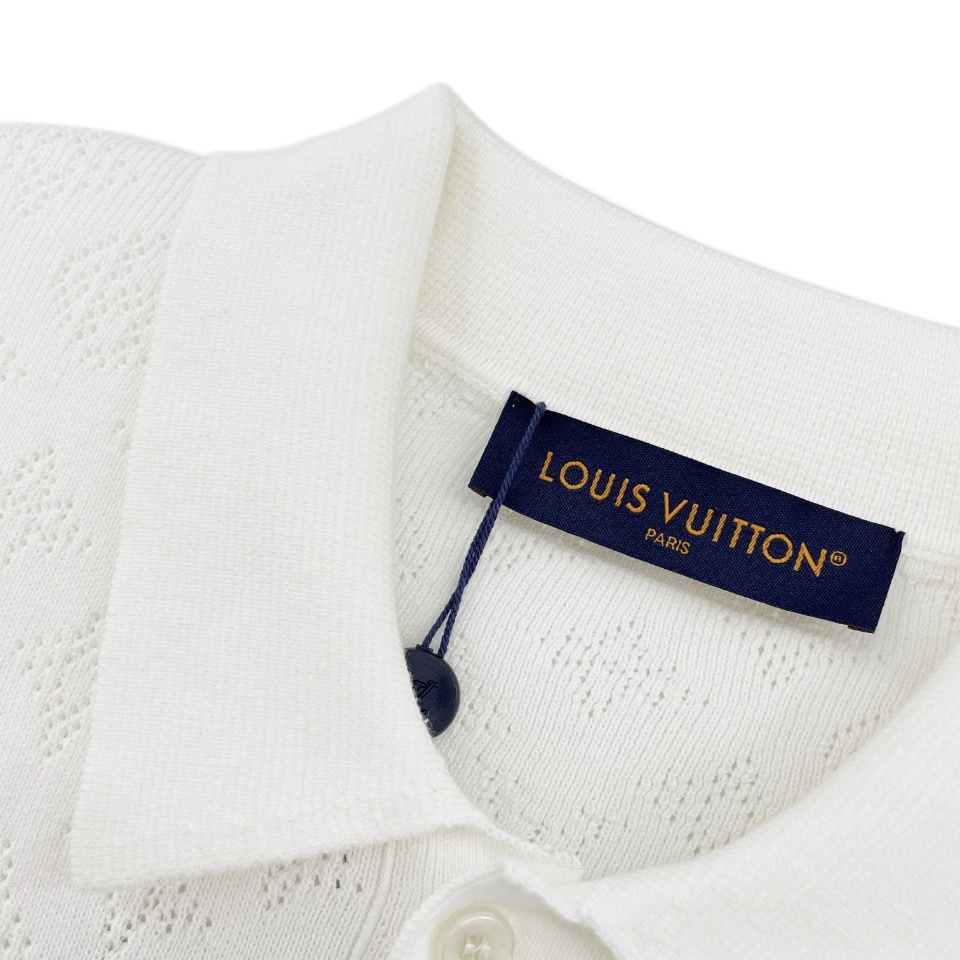 1V Football star's same knit dark flower hollow short sleeved cardigan