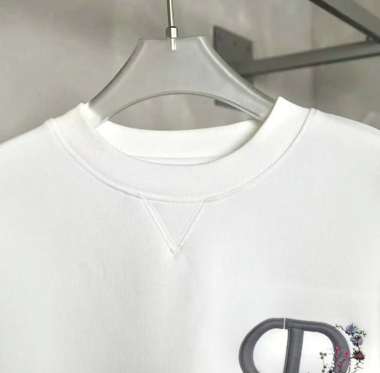 DIA Neymar's embroidered logo long pants hoodie