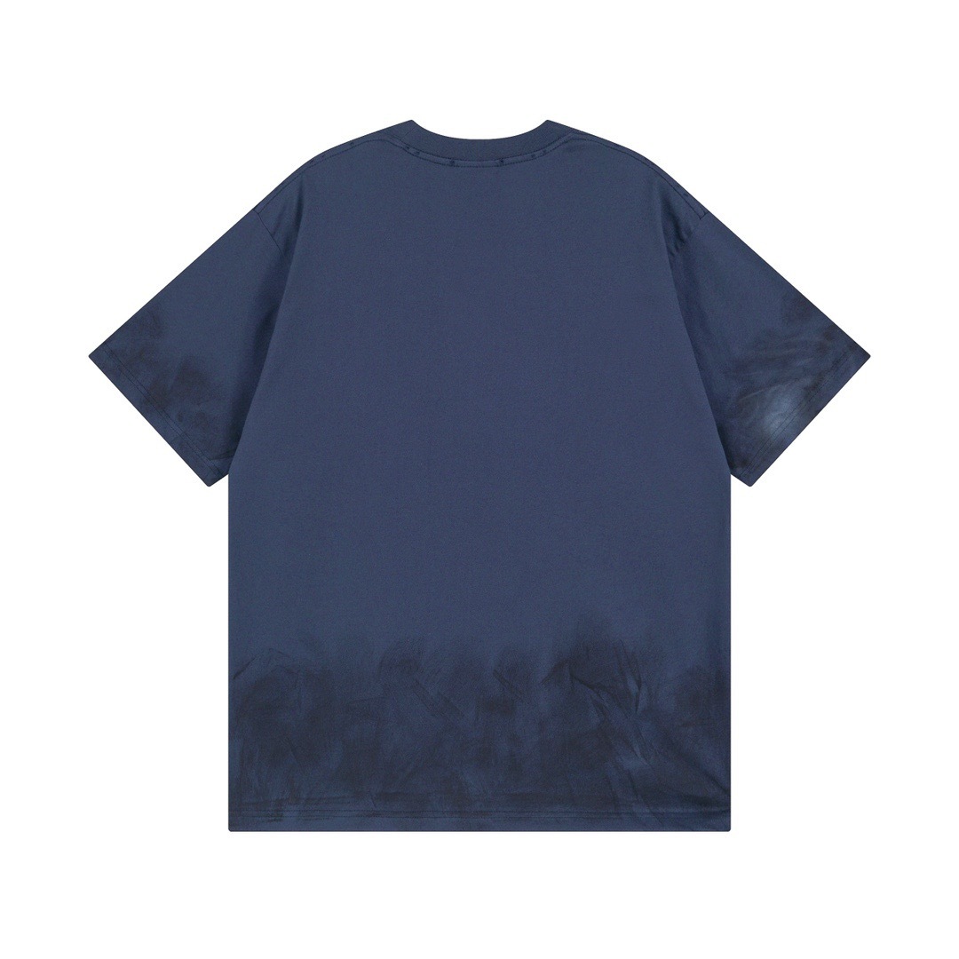 BA Football star's gradient printed short sleeved T-shirt