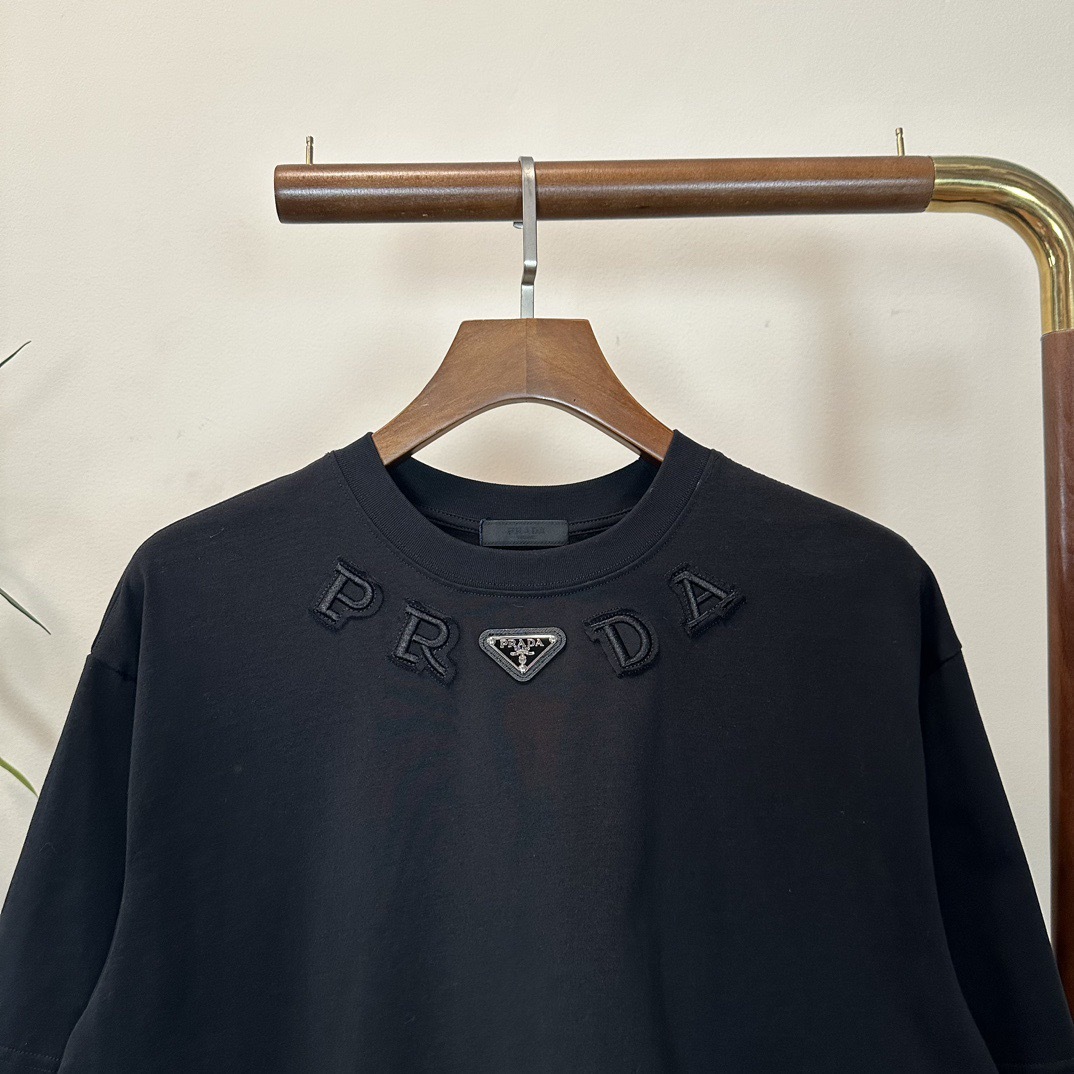 PLD 25SS Embroidered collar T-shirt