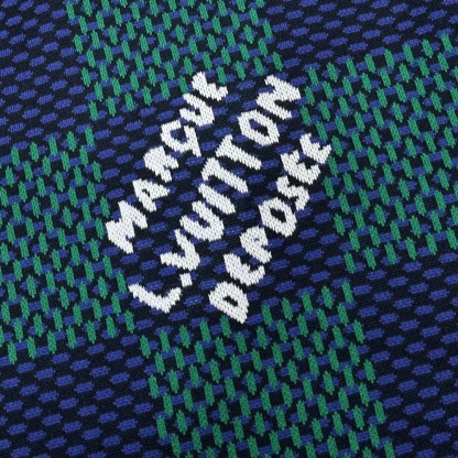 1V Checkered Knitted T-shirt