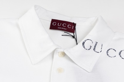 GG 25SS Collar printed polo shirt