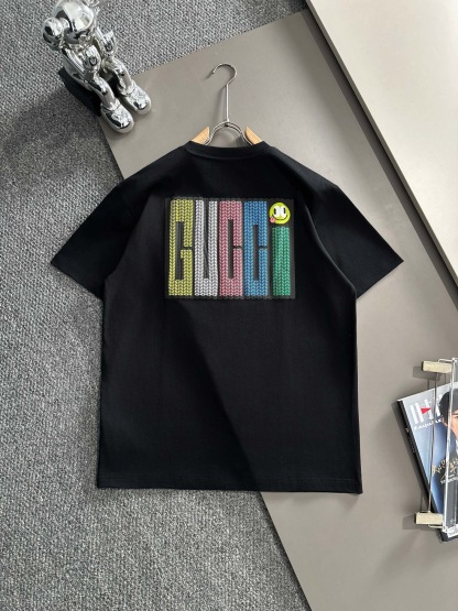 GG Colorful letter logo short sleeved T-shirt