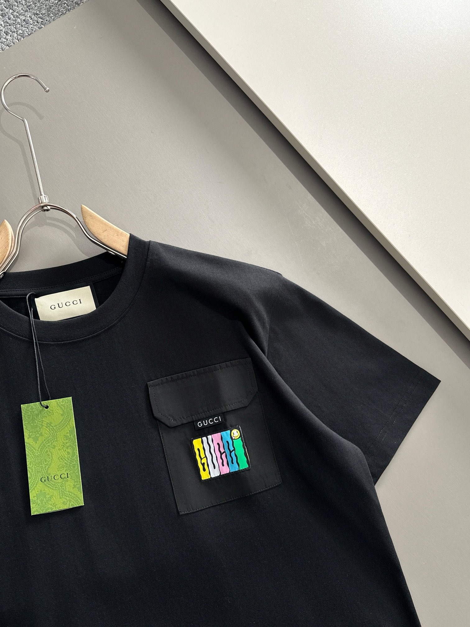 GG Colorful letter logo short sleeved T-shirt