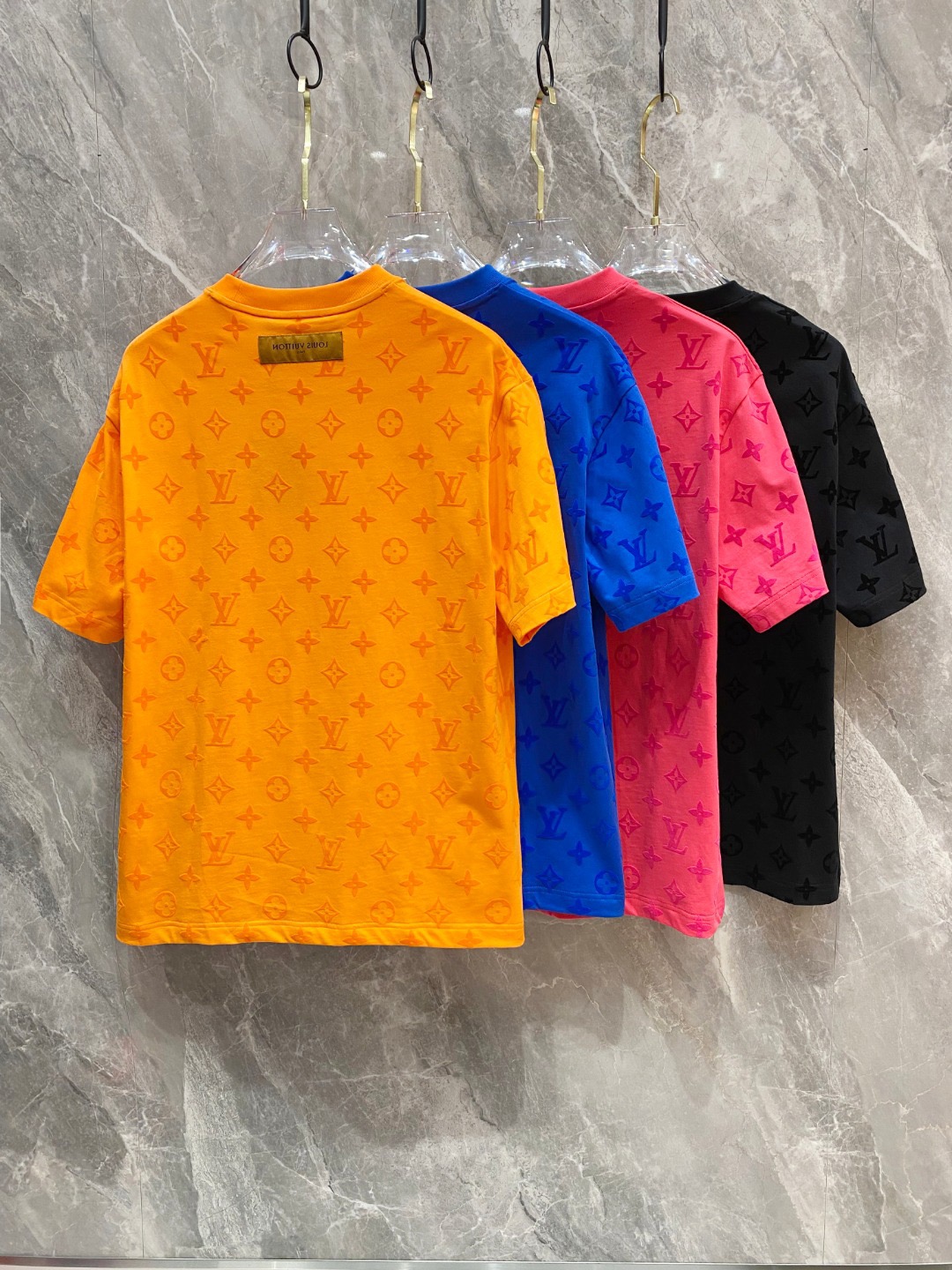 1V Plush printed short sleeved T-shirt