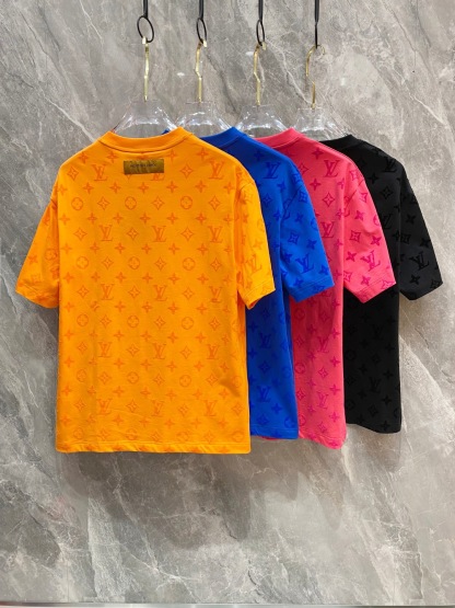 1V Plush printed short sleeved T-shirt