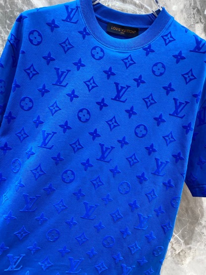 1V Plush printed short sleeved T-shirt