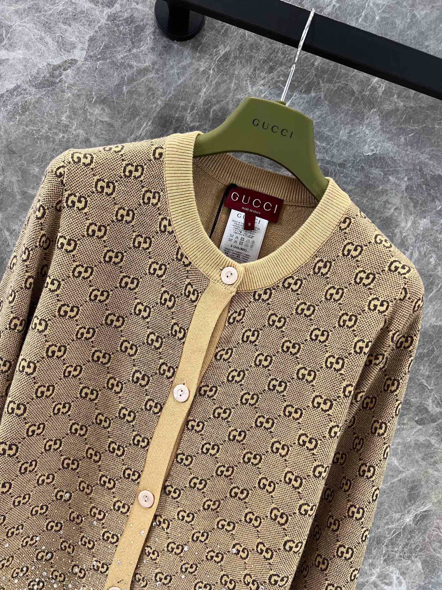 GG Flash Diamond System Knitted Shirt