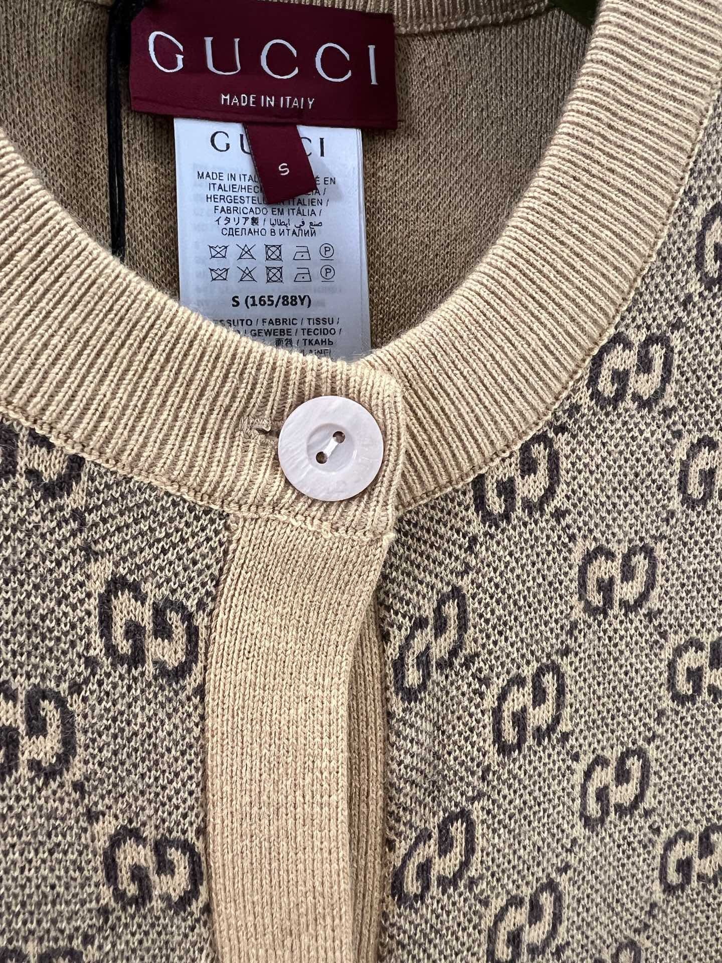 GG Flash Diamond System Knitted Shirt