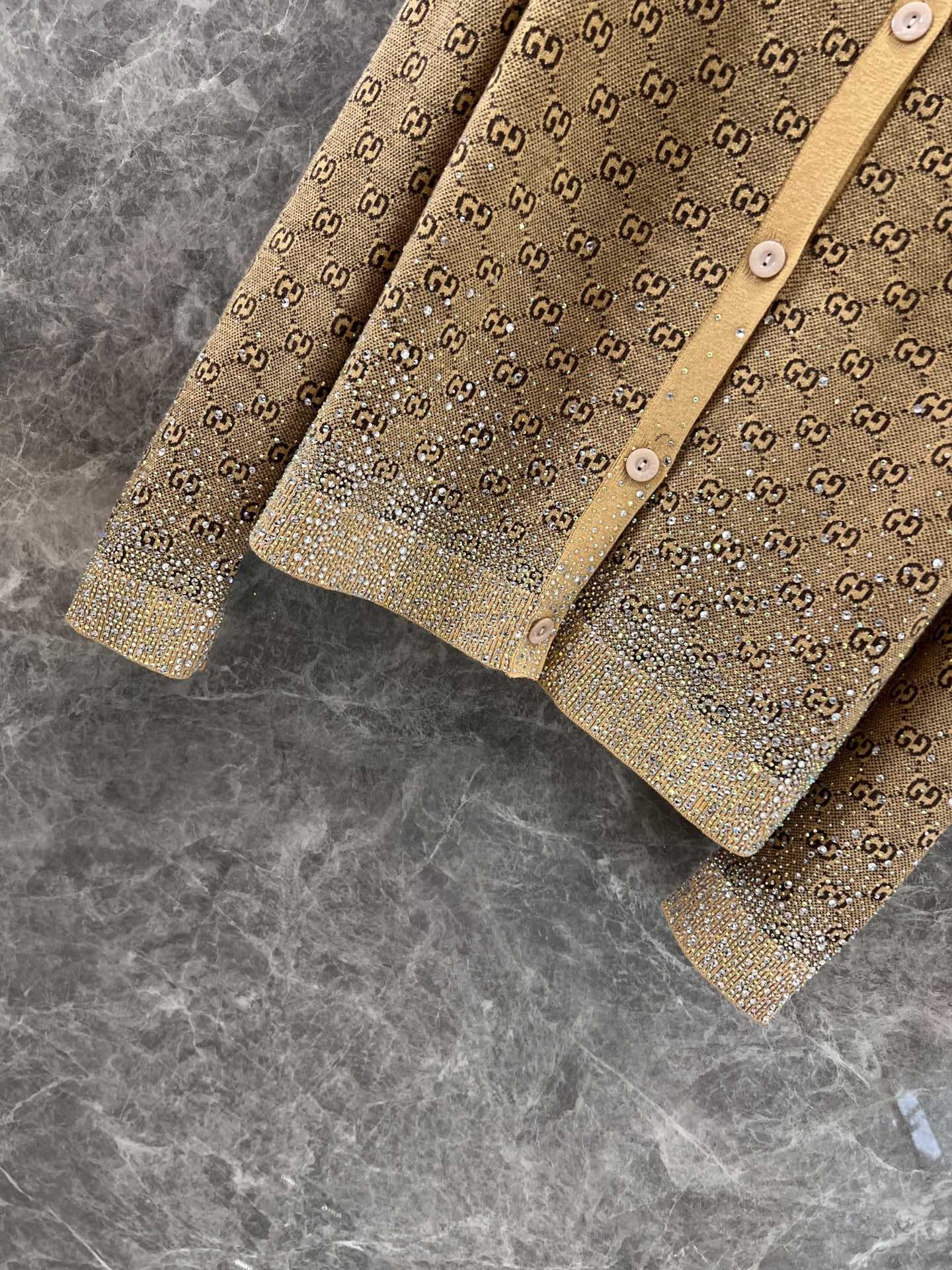 GG Flash Diamond System Knitted Shirt