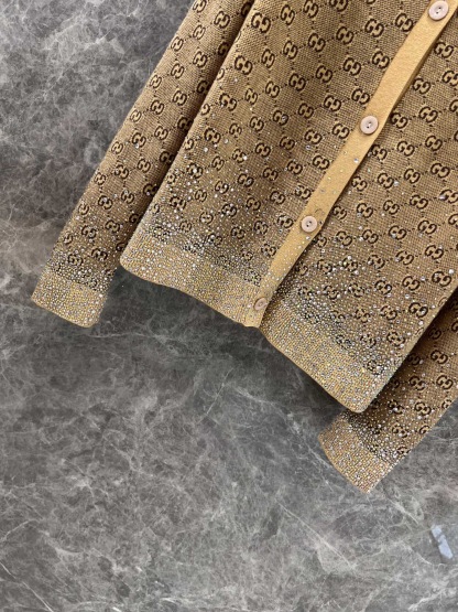 GG Flash Diamond System Knitted Shirt