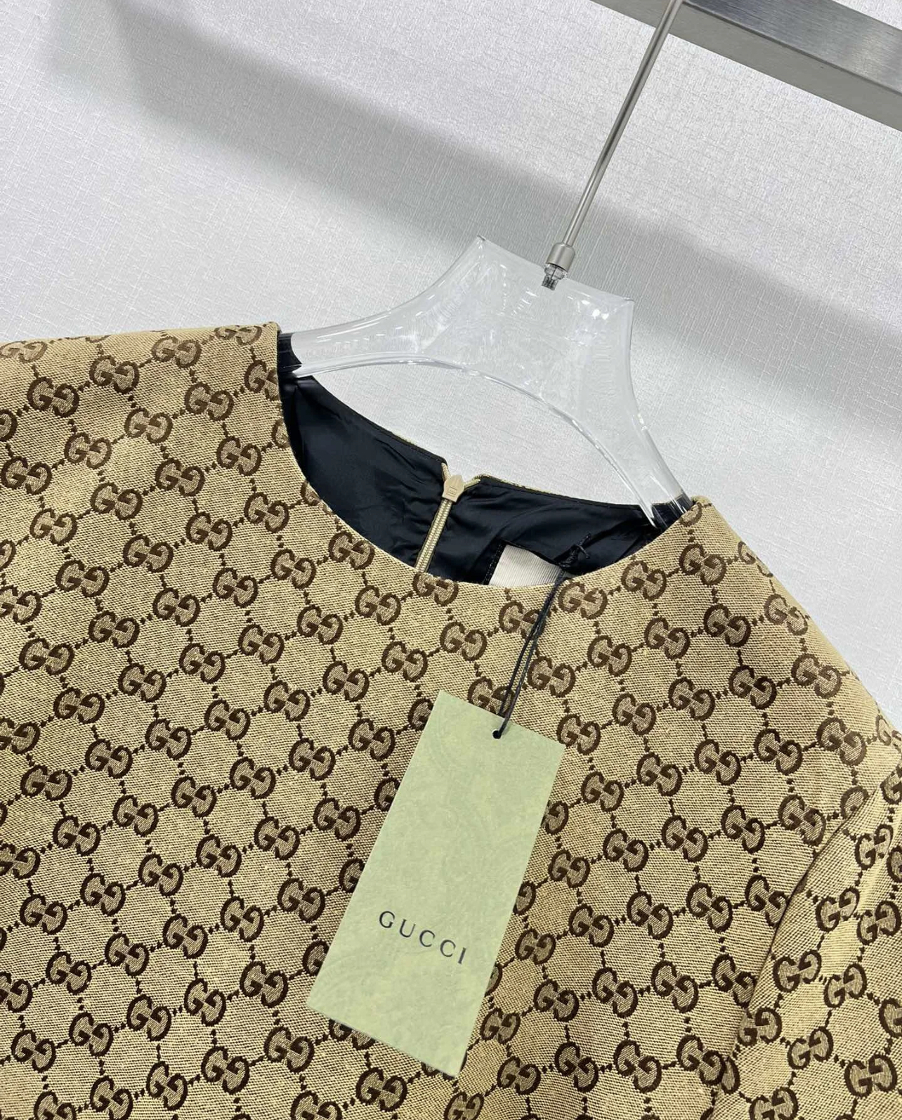 GG Flash Diamond System Short Sleeve Dress