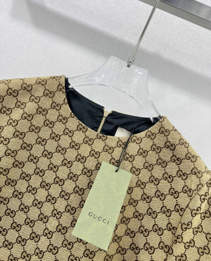 GG Flash Diamond System Short Sleeve Dress