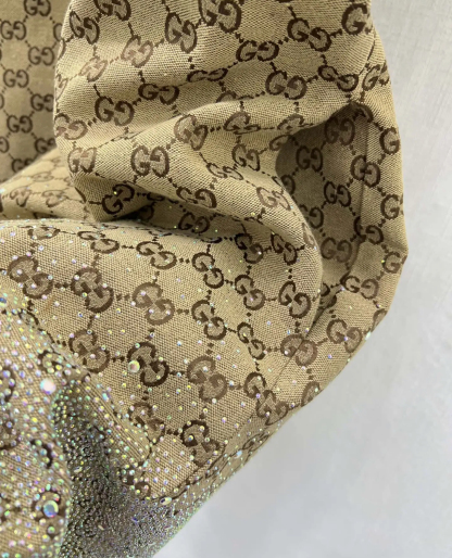 GG Flash Diamond System Short Sleeve Dress