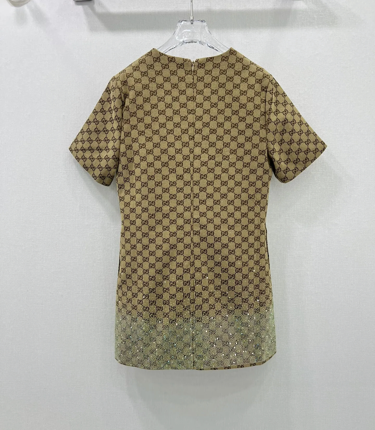 GG Flash Diamond System Short Sleeve Dress