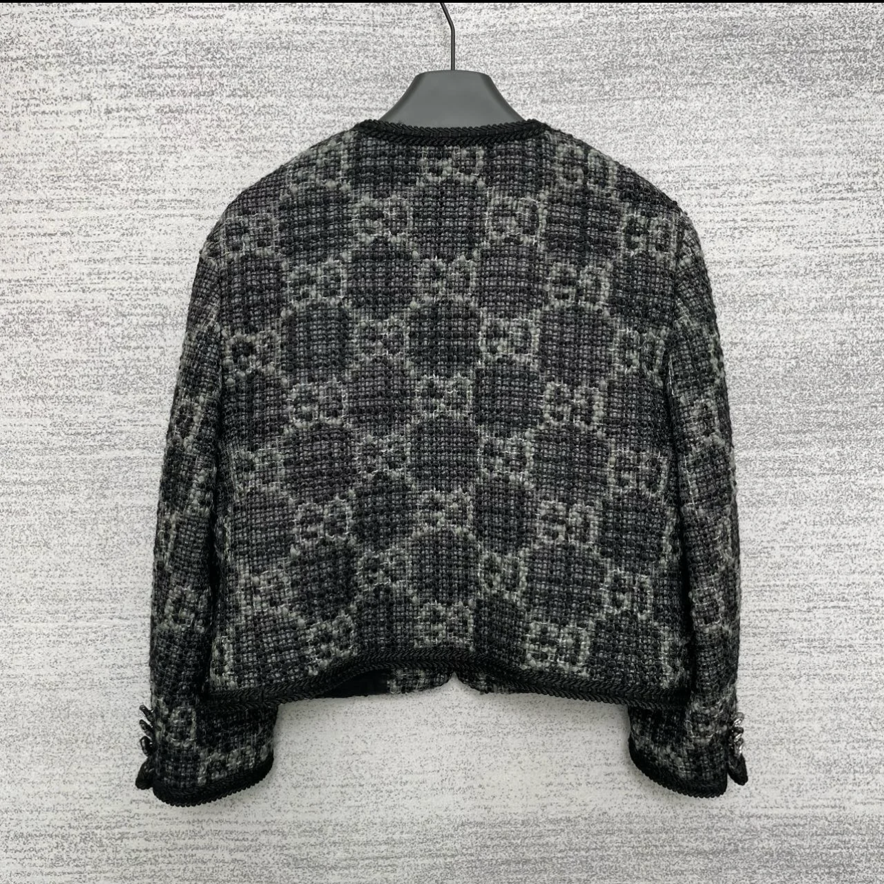 GG Embroidered woolen top