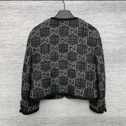 GG Embroidered woolen top