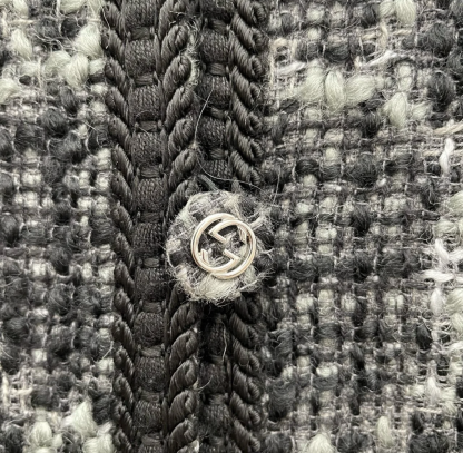 GG Embroidered woolen top