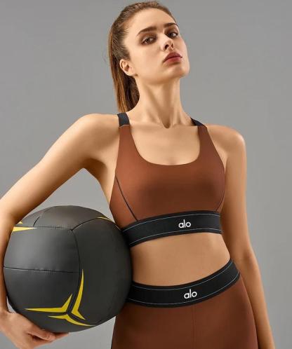 Alo Classic Two tone Yoga Set