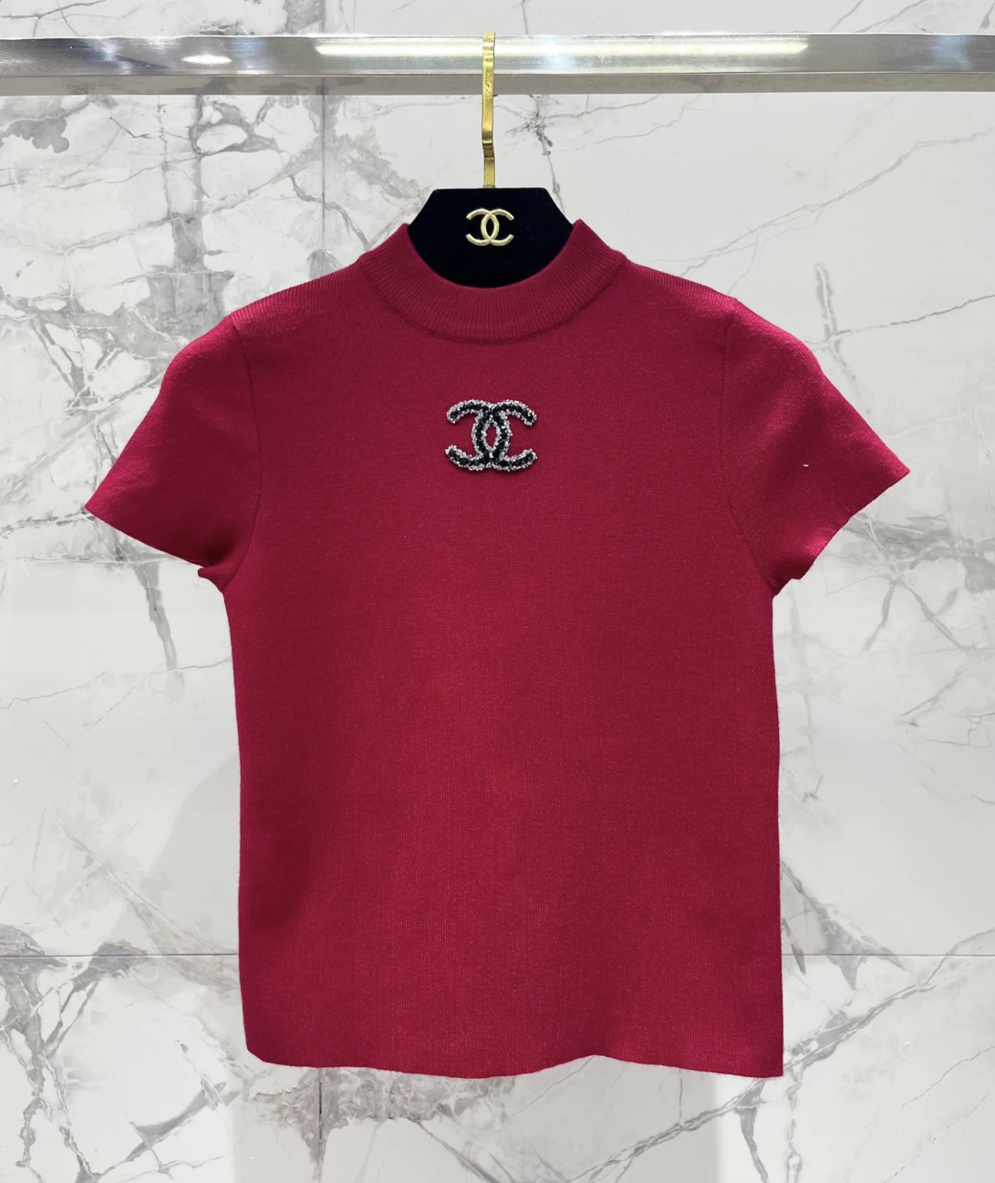 XX Diamond Logo Knitted Short Sleeve in 2 Colors