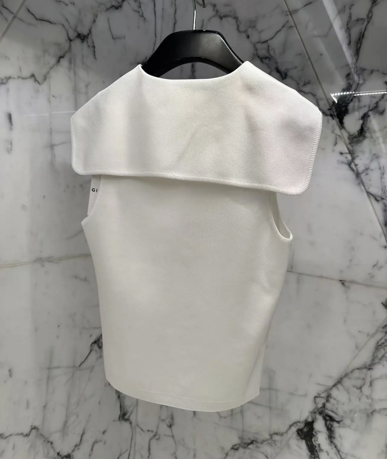 JFX Navy collar knitted vest