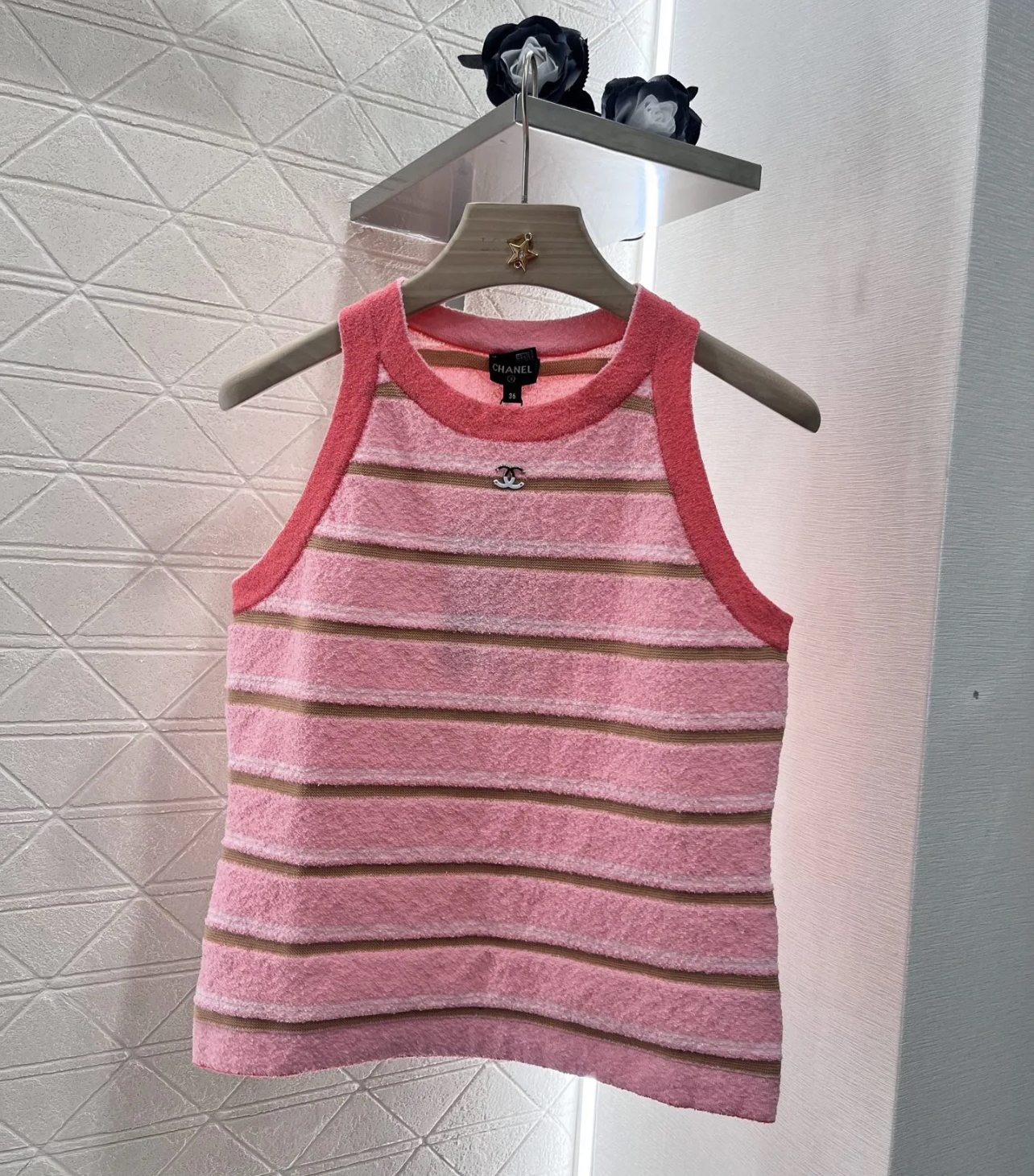 XX Customized Knitted Fabric Strap with Color Bar