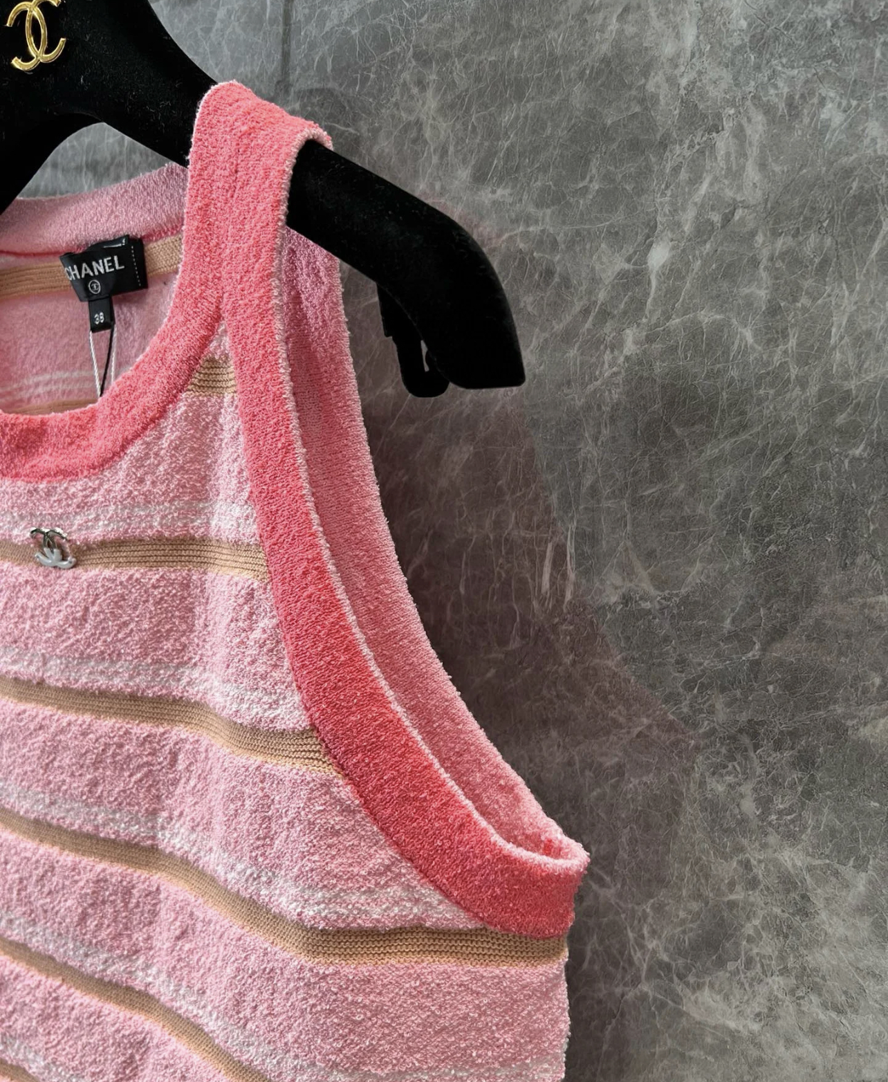 XX Customized Knitted Fabric Strap with Color Bar