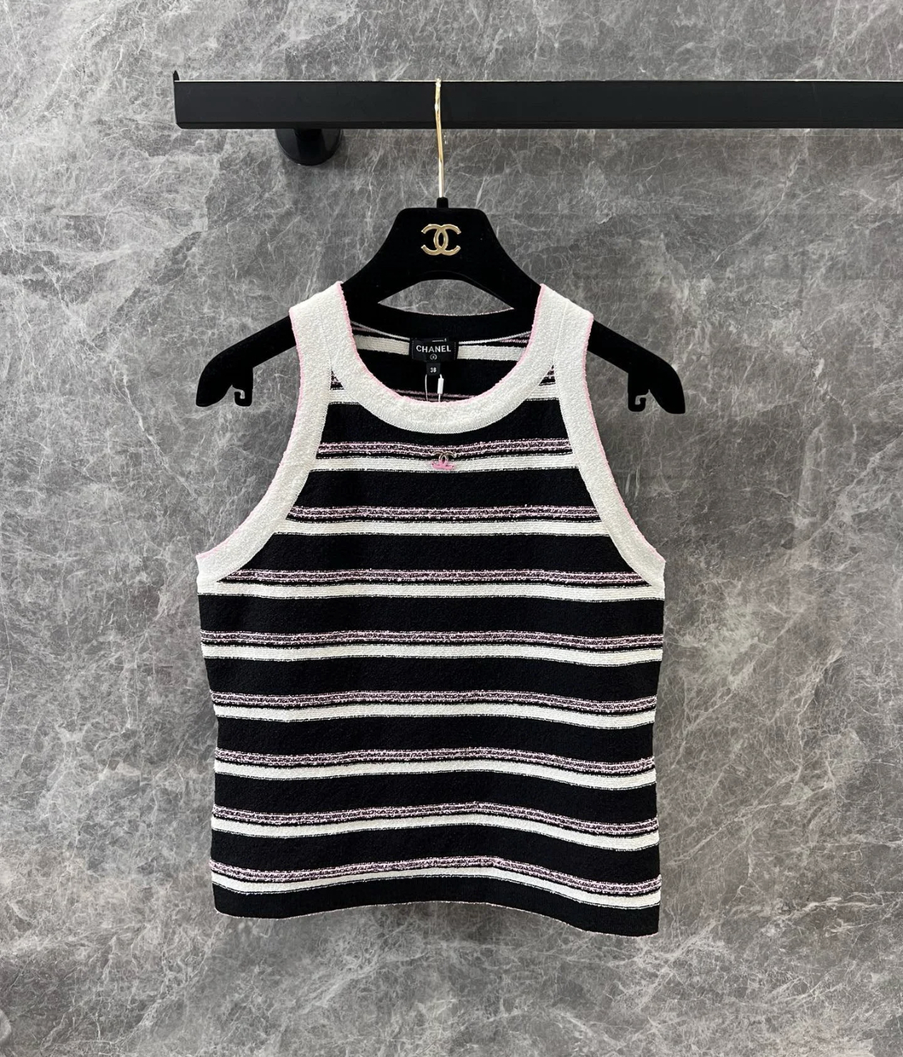 XX Customized Knitted Fabric Strap with Color Bar