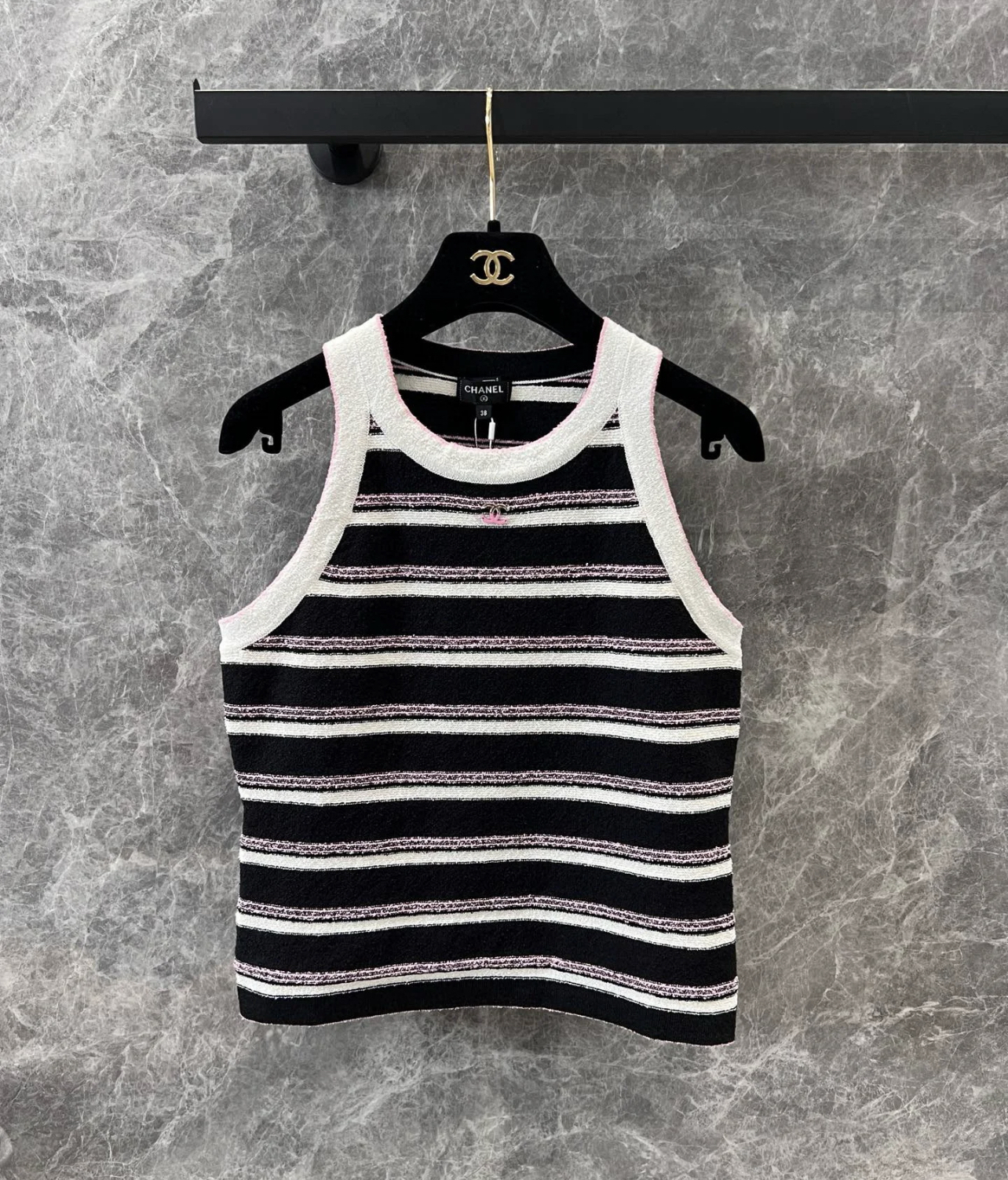 XX Customized Knitted Fabric Strap with Color Bar