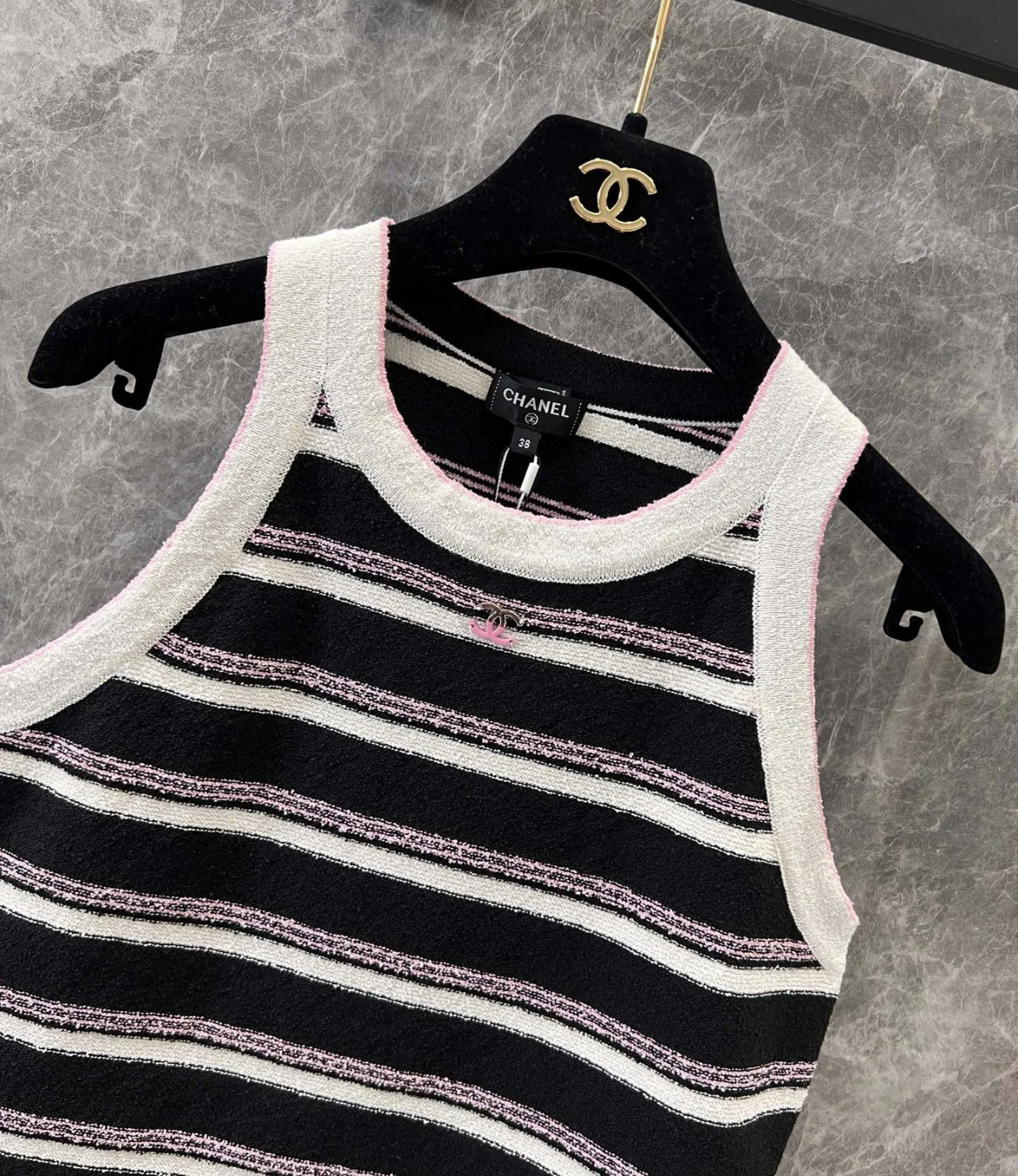 XX Customized Knitted Fabric Strap with Color Bar