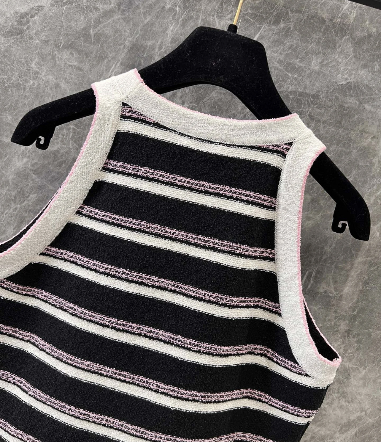 XX Customized Knitted Fabric Strap with Color Bar