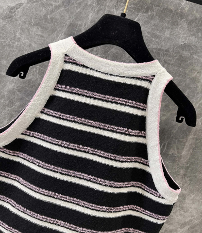 XX Customized Knitted Fabric Strap with Color Bar