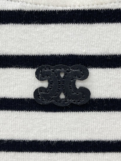 CLIN 25SS Striped vest skirt