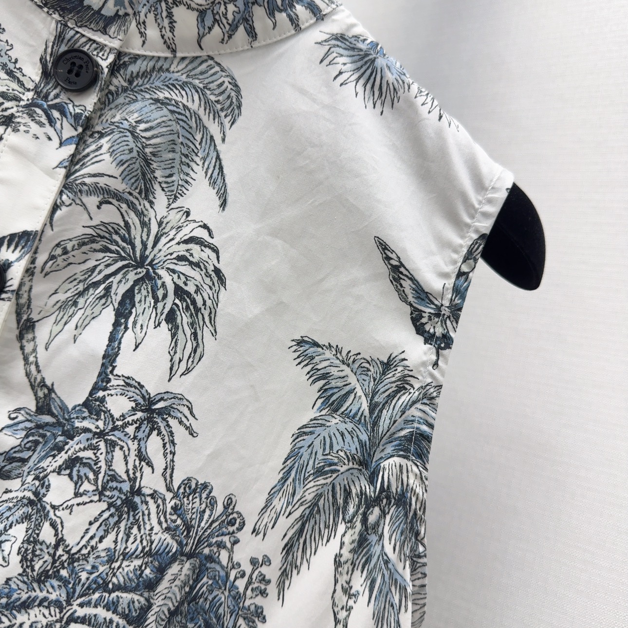 DIA 2025SS Coconut tree ink painting dress