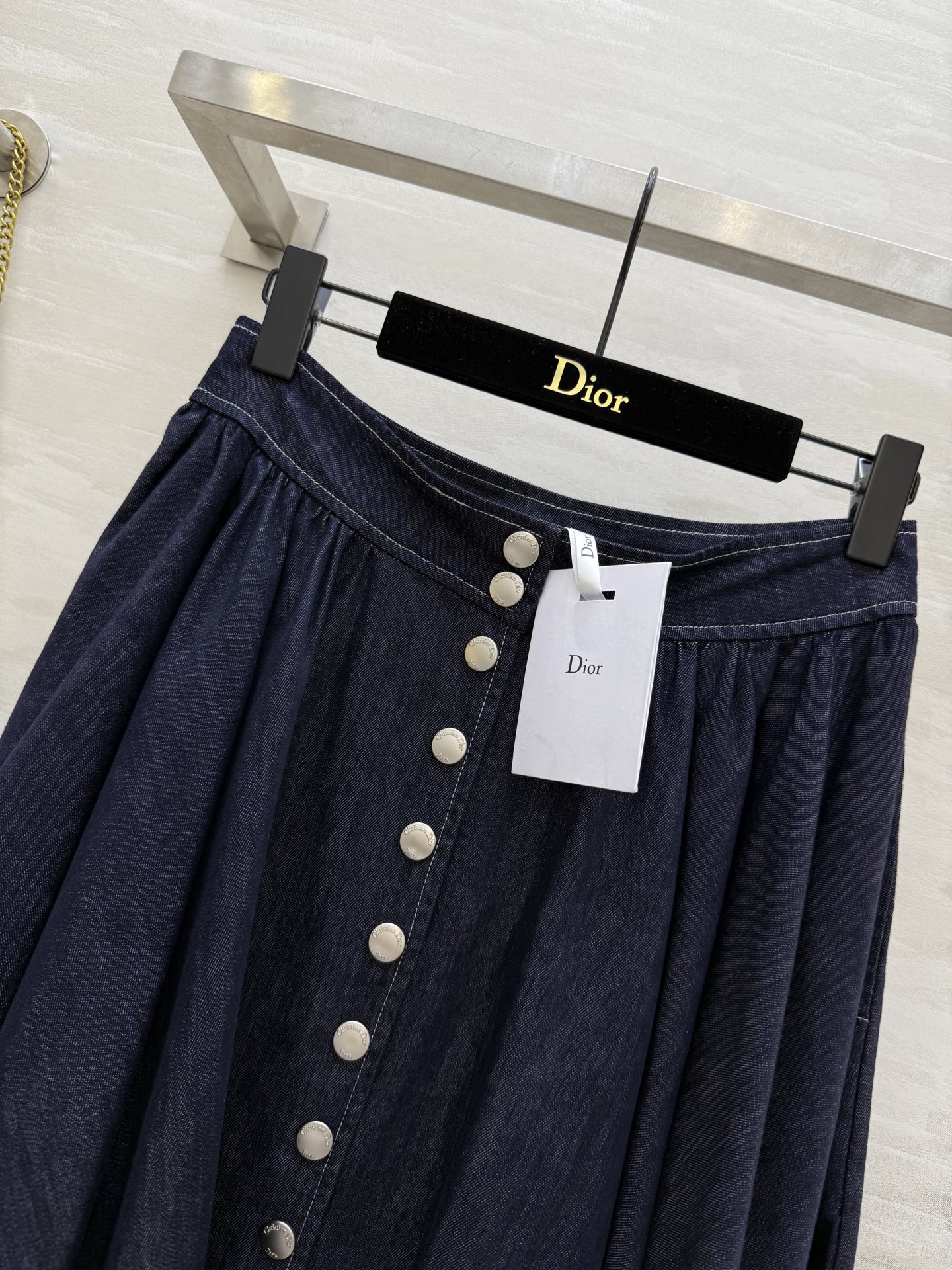 DIA 2025SS Full print denim half skirt