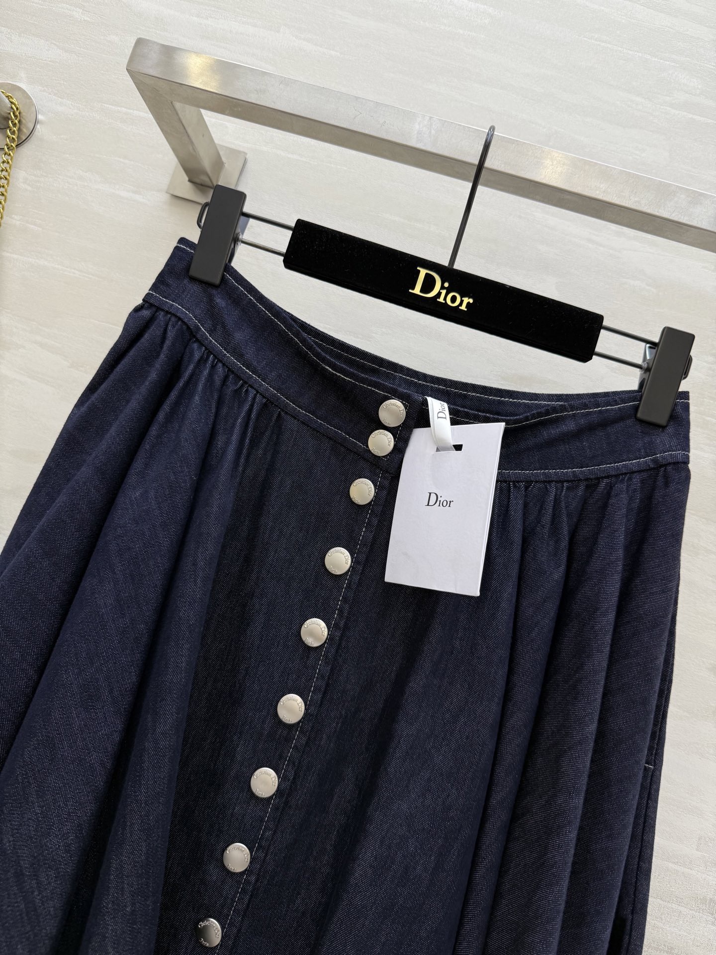 DIA 2025SS Full print denim half skirt