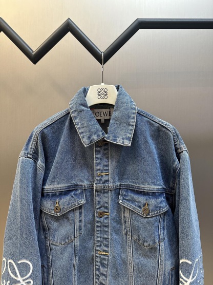 LEW 2025SS Elbow logo denim jacket