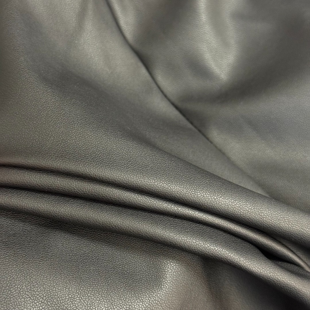 LEW 2025SS Pleated leather pants