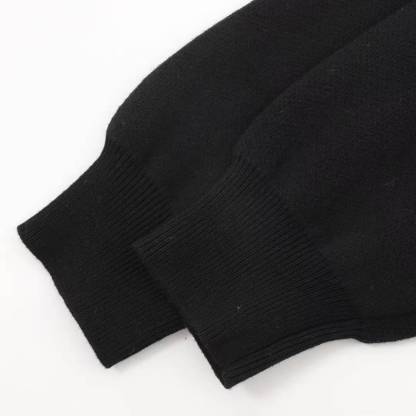 LEW Knitted sweater with large LOGO jacquard pocket on the chest