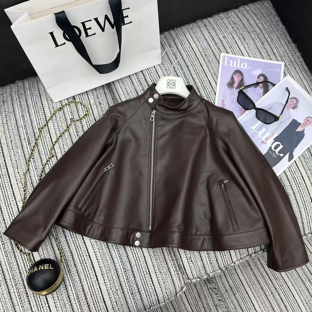 LEW 25SS Cape leather jacket