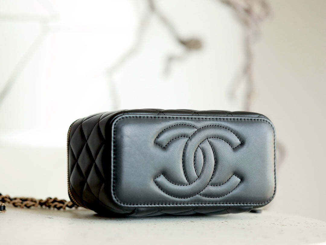 Classic long box Vanity Case black