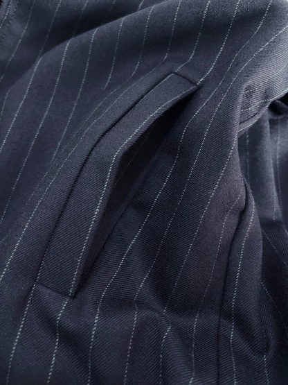 MM 2025SS Striped college style sports zipper jacket