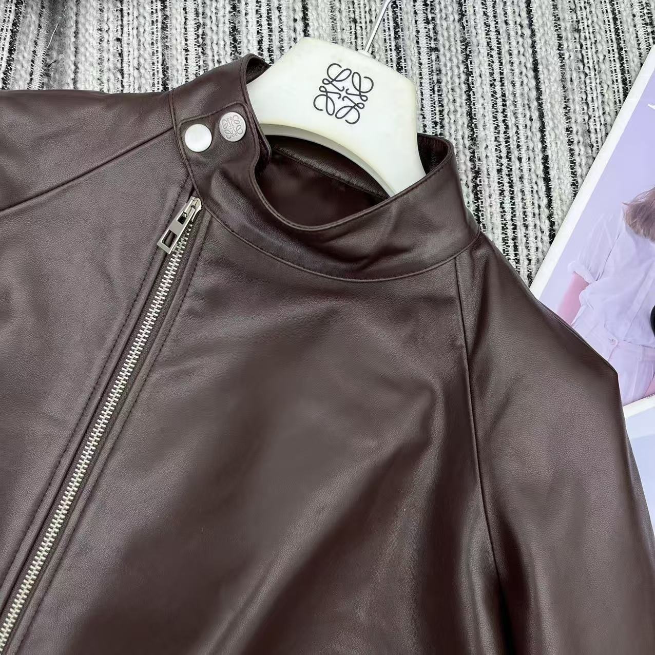 LEW 25SS Cape leather jacket