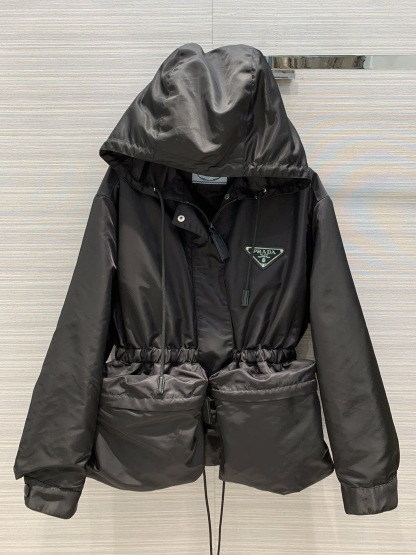 PP Large pocket waist cinching jacket jacket